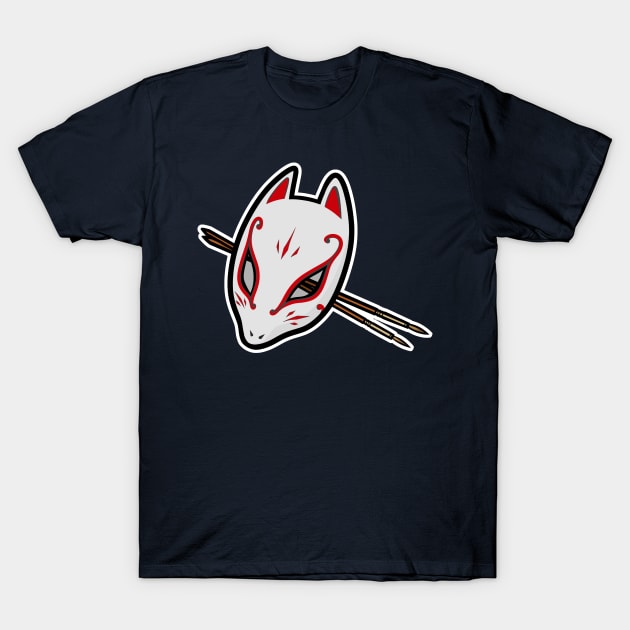 Fox Mask [Persona 5] T-Shirt by BanannaWaffles